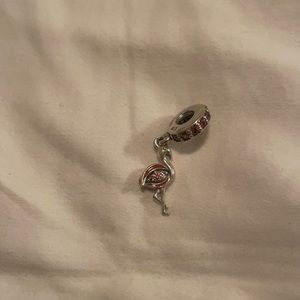 Flamingo Pandora charm